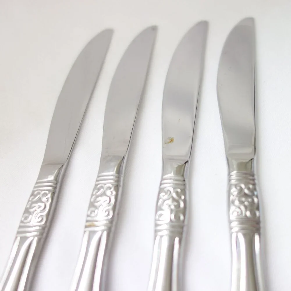 Oneida Vista Stainless 18/0 Flatware‎ 4 Dinner Knives